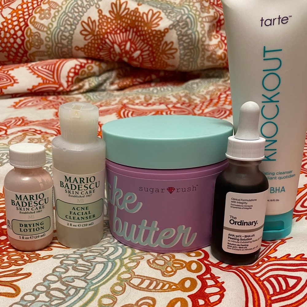 Skincare Bundle Mario Badescu, The Ordinary, Tarte